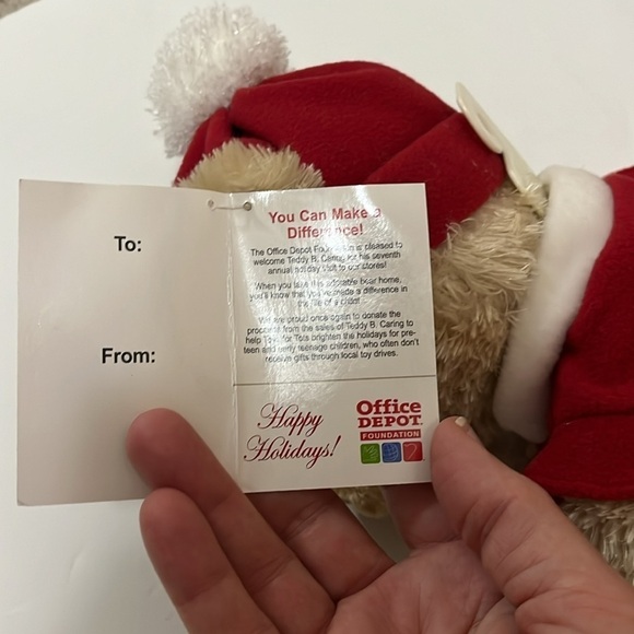 Office Depot Gund Teddy B Caring Bear Plush
Stuffed Animal 16" Red Vest & Hat - Picture 9 of 12